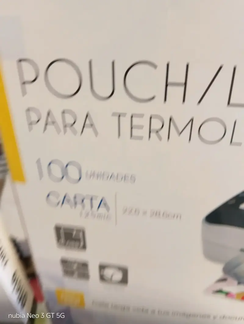 Combo Termolaminadora + 500 láminas (pouch) - 2