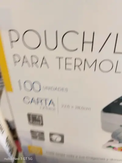 Combo Termolaminadora + 500 láminas (pouch) - miniatura 2