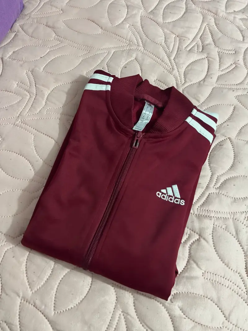 Polerón Adidas bordó con cierre - 1