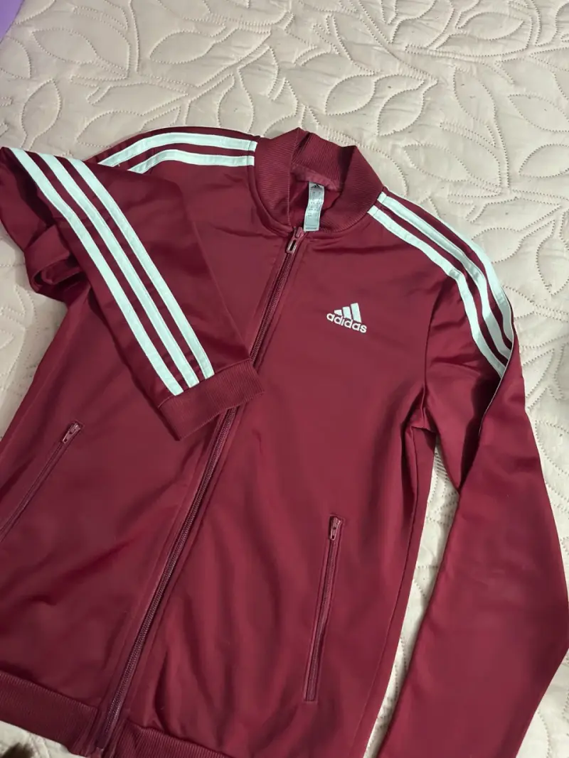Polerón Adidas bordó con cierre - 4
