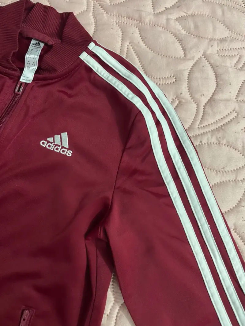 Polerón Adidas bordó con cierre - 5