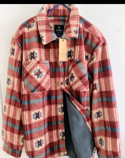 Camisa de lana a cuadros - miniatura 1