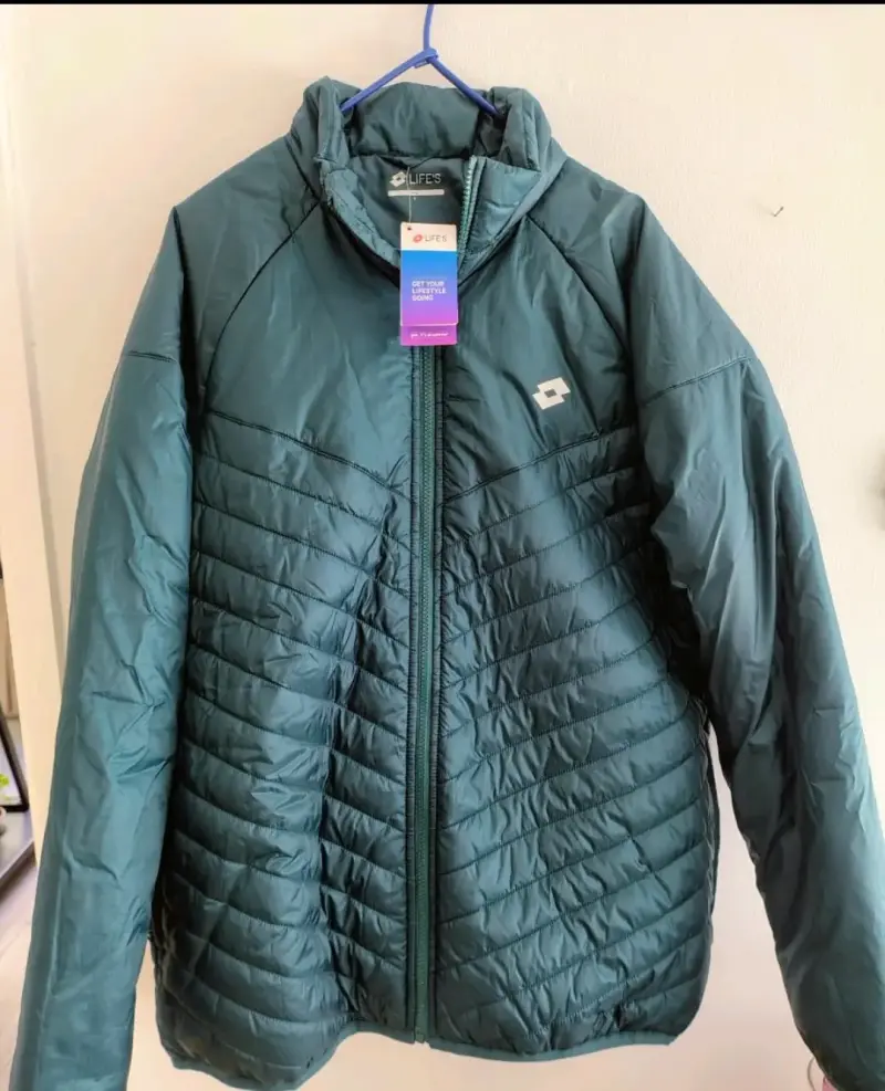 Chaqueta acolchada verde Lotto