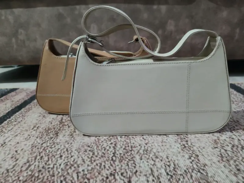 Cartera pequeña y elegante,colores neutros - 2