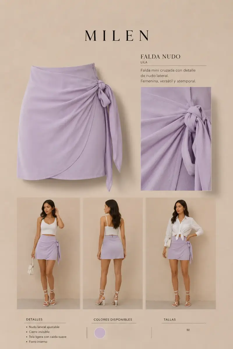 Falda lila - 2