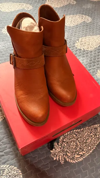 Botines Bruno Rossi camel - miniatura 1