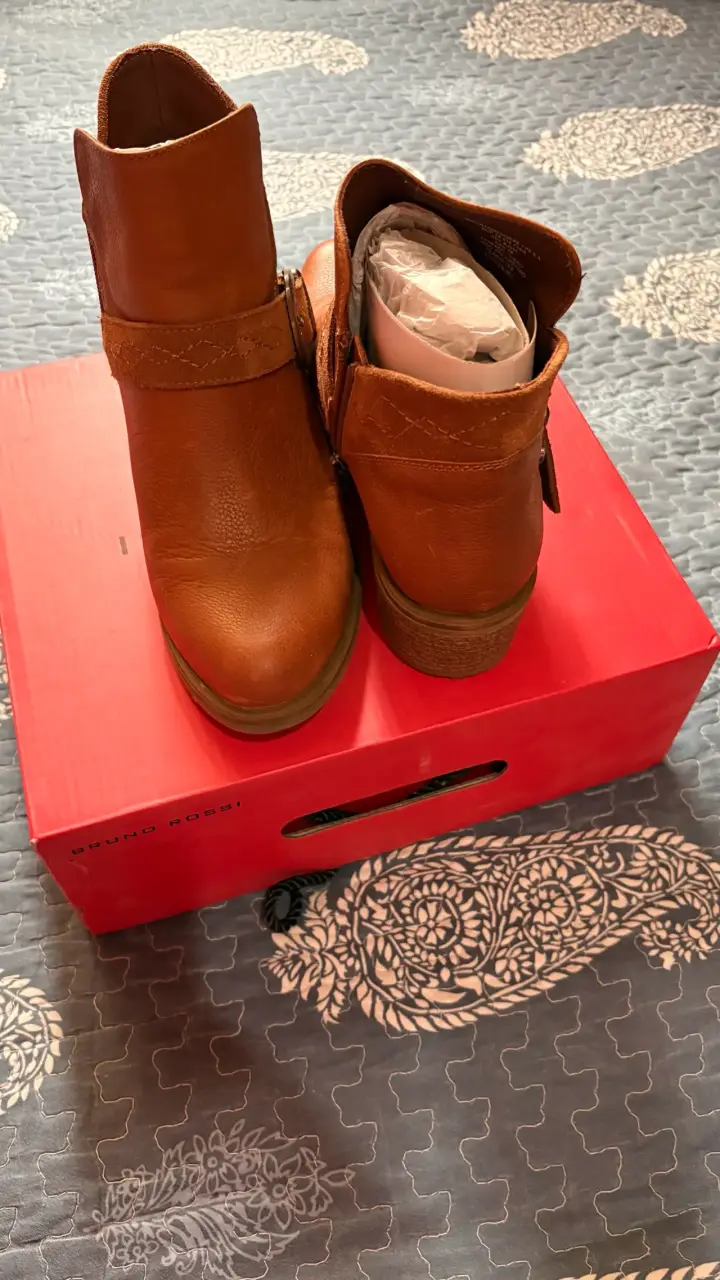 Botines Bruno Rossi camel - 2