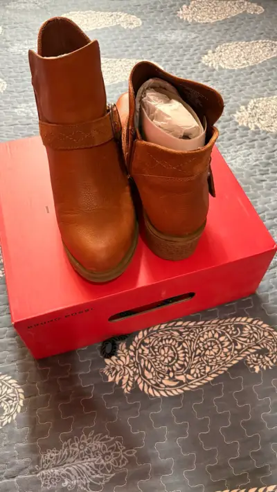 Botines Bruno Rossi camel - miniatura 2