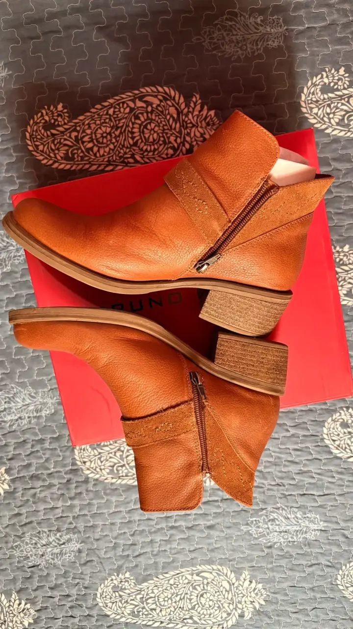 Botines Bruno Rossi camel - 3