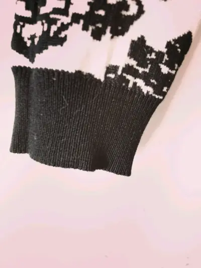 Chaleco niña, estampada blanco y negro - miniatura 3