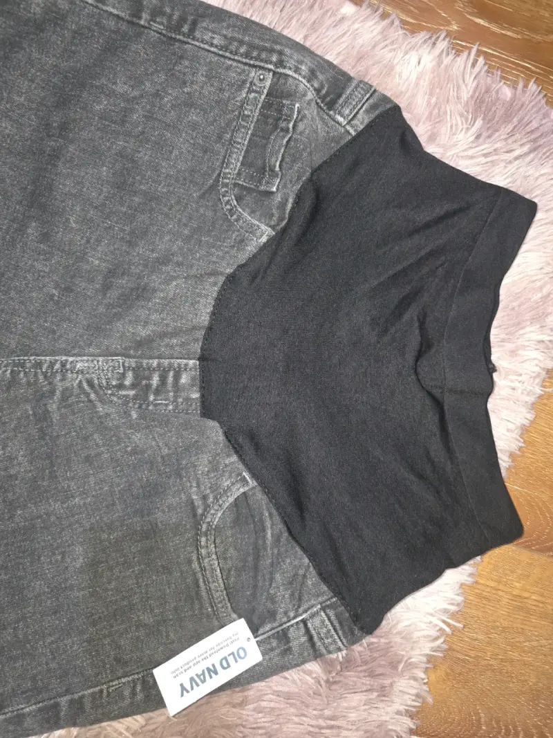 Jeans maternales grises talla 4 - 3