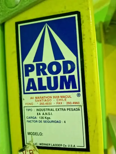 Escalera profesional amarilla - miniatura 2