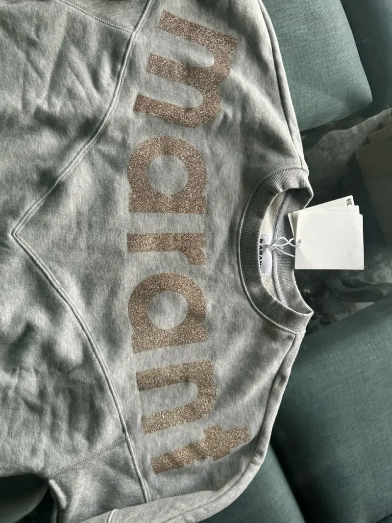 Sudadera gris con logo - 2