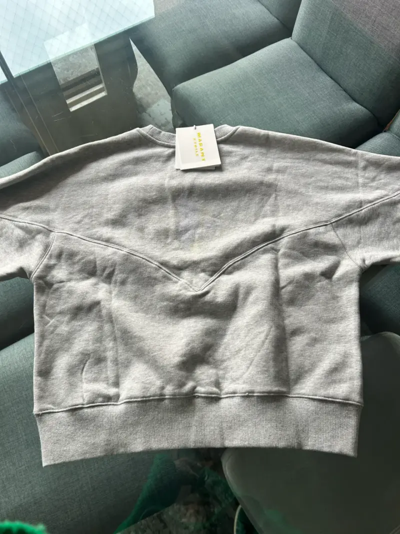 Sudadera gris con logo - 4