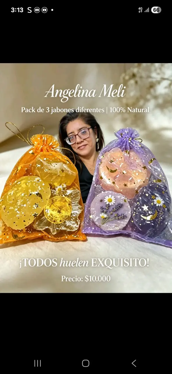 Pack de 3 jabones naturales - 1