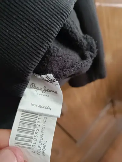 Polerón Pepe Jeans negro talla L - miniatura 4