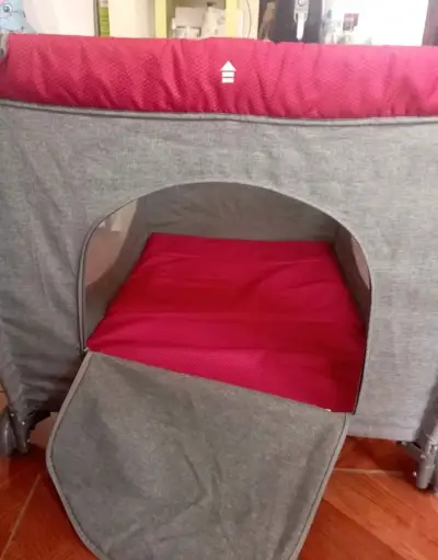 Corral para bebés color rojo - miniatura 4