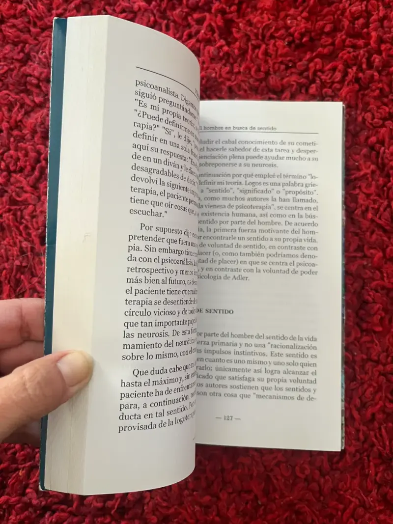 Libro 'El hombre en busca de sentido' - 2