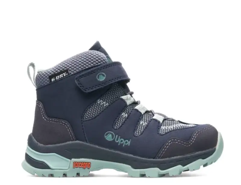 Bota infantil azul impermeable
