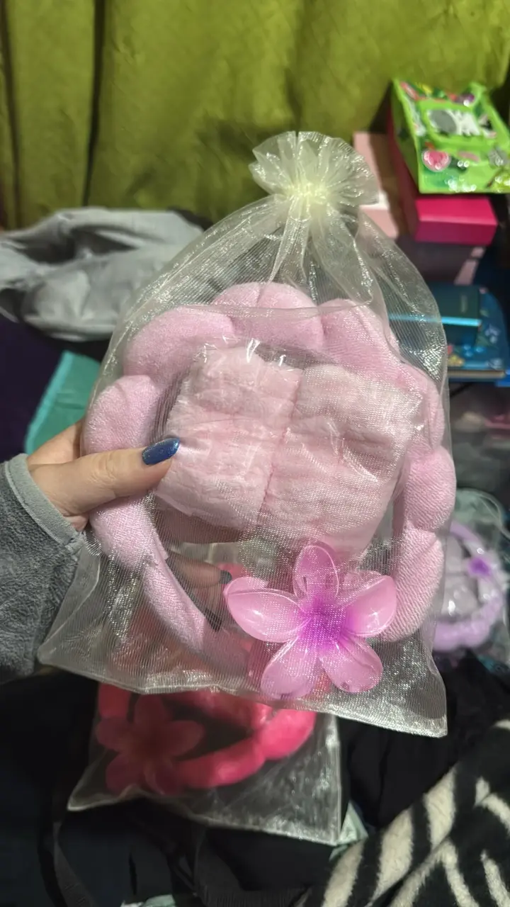 Set de skincare (cintillo, muñequera y pinche) - 2