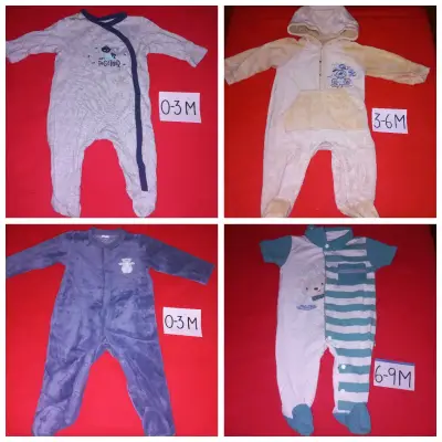 Conjunto enteritos bebe varias tallas a $2000c/u - miniatura 2