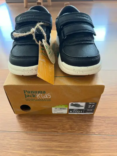 Zapatillas negras Panama Jack Kids - miniatura 1