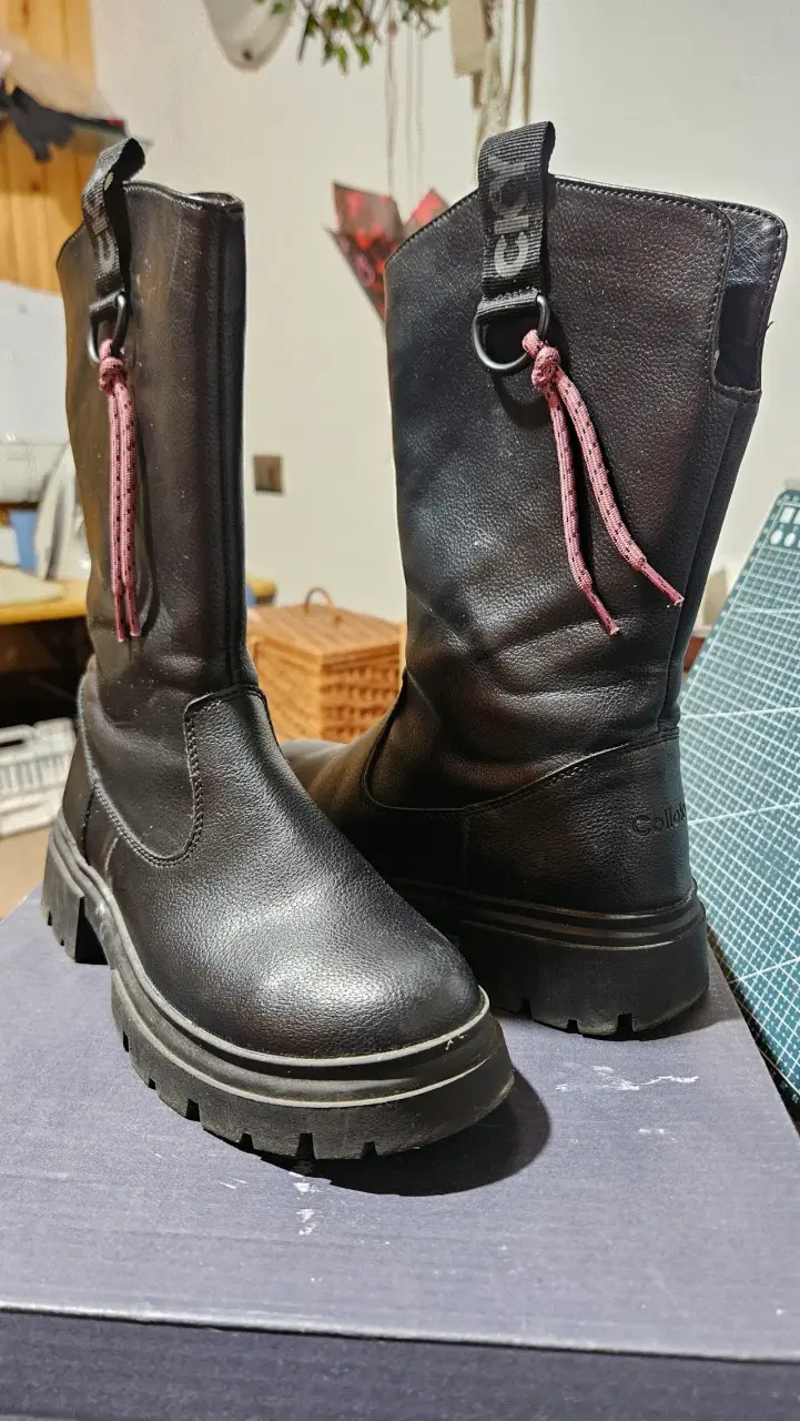 Botas de cuero marrón colloki - 5