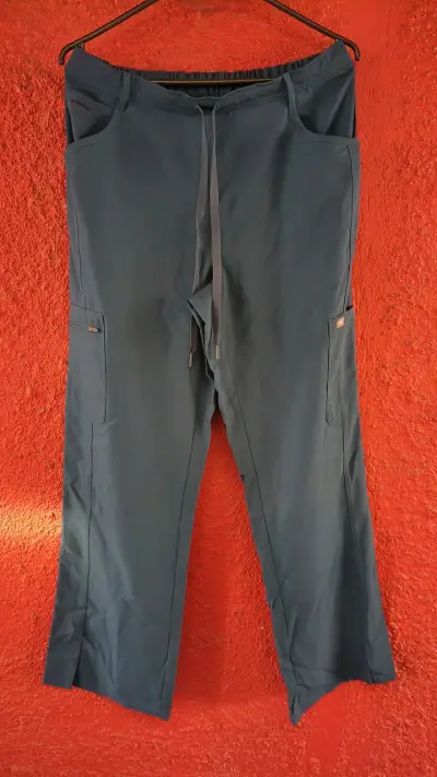 Pantalón clínico verde petróleo con cordón - miniatura 1