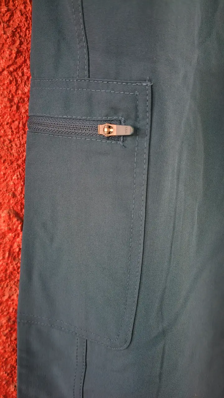 Pantalón clínico verde petróleo con cordón - 2