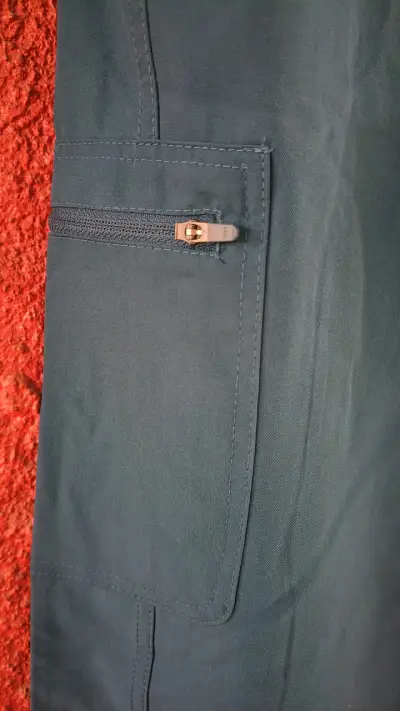 Pantalón clínico verde petróleo con cordón - miniatura 2