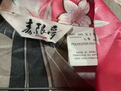 Kimono floral rosa - miniatura 3