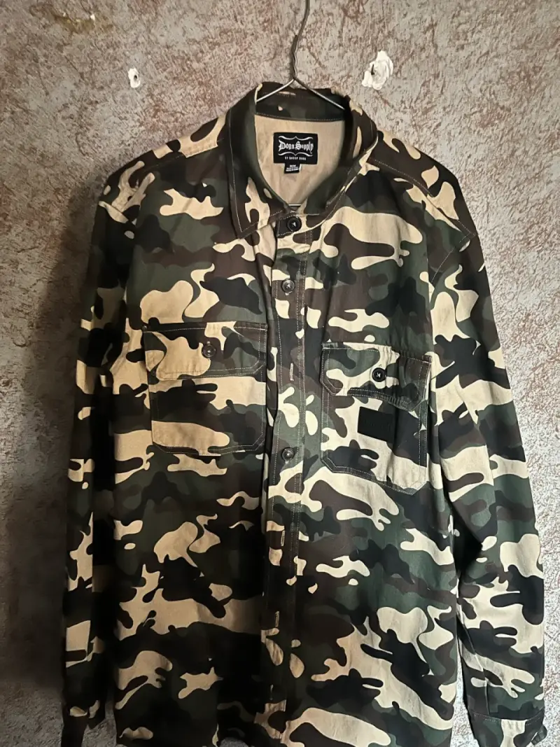 Camisa militar camuflada hombre - 1