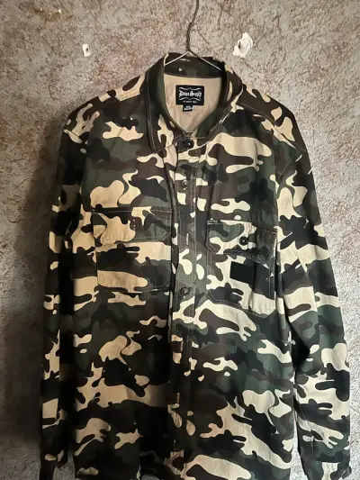 Camisa militar camuflada hombre - miniatura 1