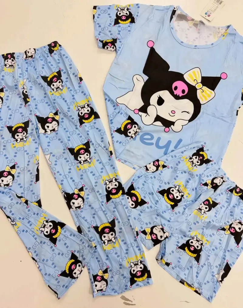 Pijama azul con personaje animado talla M/L - 4