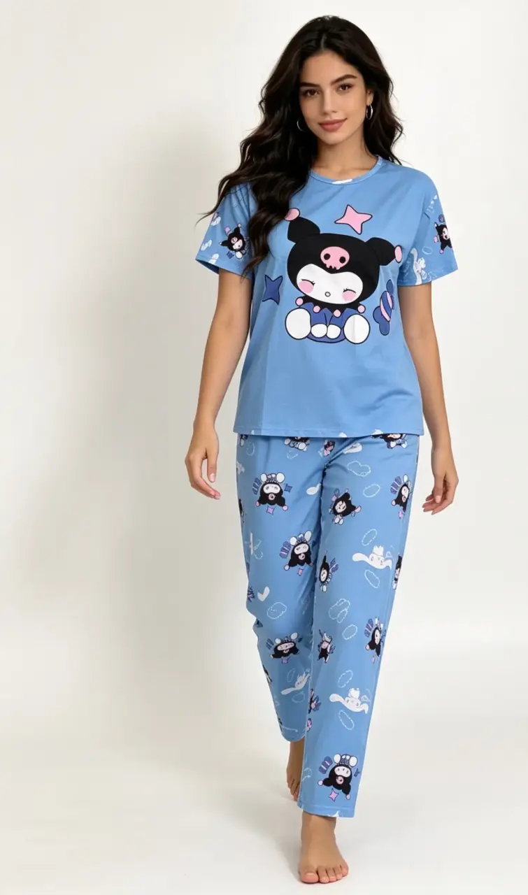 Pijama azul kuromi talla M/L - 1