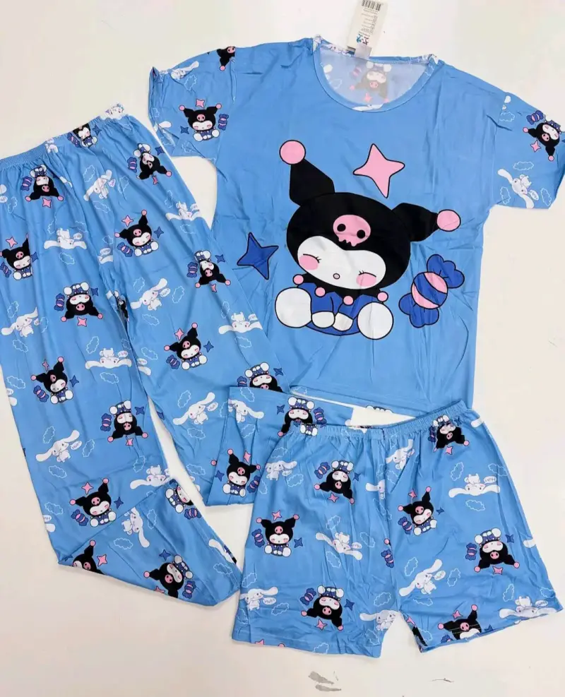 Pijama azul kuromi talla M/L - 4