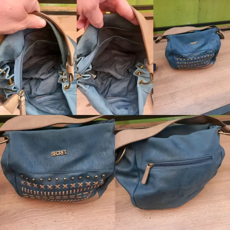 Bolso azul Secret con detalles - 1