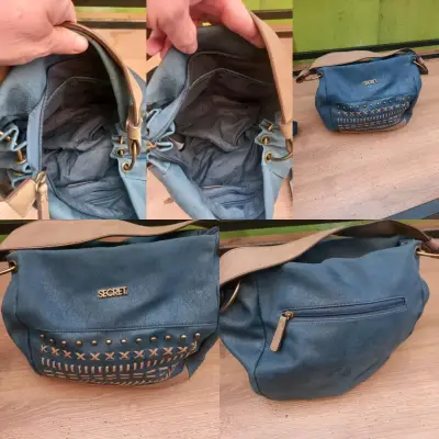 Bolso azul Secret con detalles - miniatura 1
