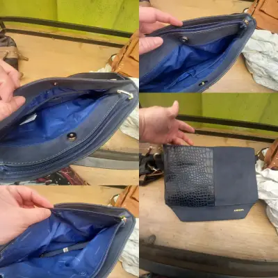 Bolso azul Secret con detalles - miniatura 6