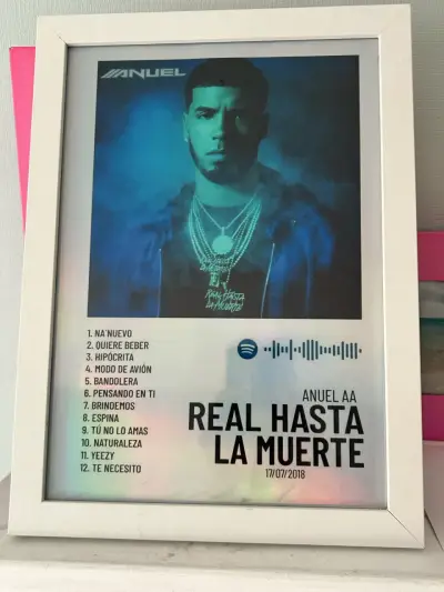 Marco con disco 'Real Hasta La Muerte' - miniatura 1
