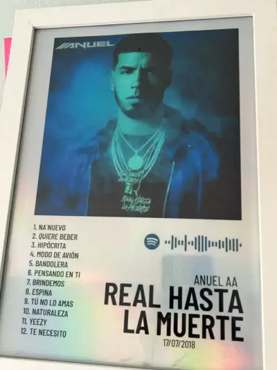 Marco con disco 'Real Hasta La Muerte' - miniatura 2