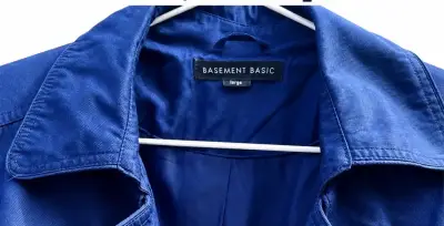 Abrigo trench azul mujer - miniatura 2