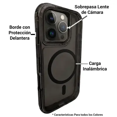 Carcasa 360 Magnetic Defender Iphone 15 Pro Max - miniatura 3