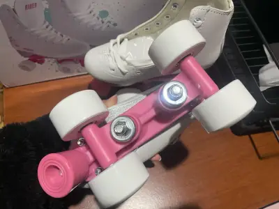 Patines artísticos Rider blancos - miniatura 3