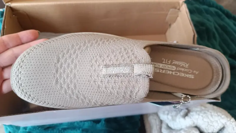 Zapatillas tejidas beige veganas - 2