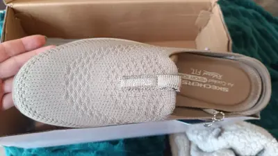 Zapatillas tejidas beige veganas - miniatura 2