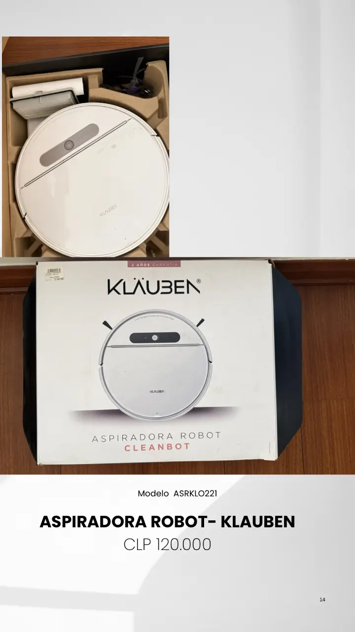 Aspiradora robot Klauben