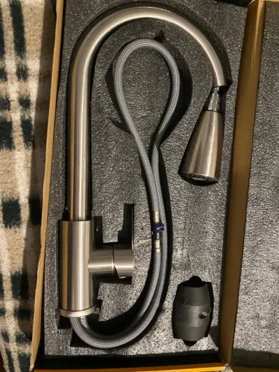 Grifo de cocina acero inoxidable - miniatura 1