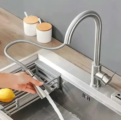 Grifo de cocina acero inoxidable - miniatura 4