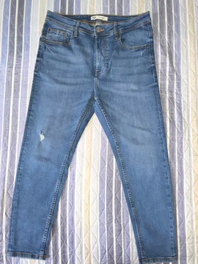 🔵👖Jeans Skinny Cropped ZARA🔵 - miniatura 2